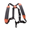thumbnail image 2 of Sax Shoulder Strap Leather Buckle Design Saxophone Adjustable Padded Harness Plastic Hook Instrument Accessories  for Saxophones, 2 of 7