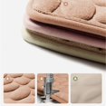 thumbnail image 3 of Super Water Absorbent Memory Foam Bath Mat Cobblestone Bathroom Rugs Machine Washable Bath Rugs 16 x 24 inch, 3 of 9