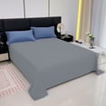 thumbnail image 4 of Dvruxg Microfiber Flat Bed Sheet, Wrinkle and Fade Resistant Bedding Sheet Solid Color Bed Sheet - Soft & Comfortable Washable Fabric, Modern Relaxing Style, 4 of 5