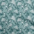 thumbnail image 1 of oneOone Velvet Teal Green Fabric Tropical Craft Projects Decor Fabric Printed By The Yard 58 Inch Wide, 1 of 4