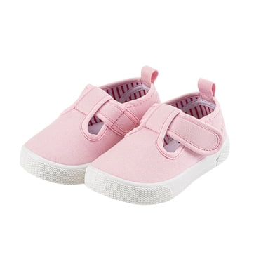 MIASHUI Chaussures pour Enfants Chaussures en Toile pour Enfants Chaussures Décontractées à Semelles Souples Chaussures de Sport Chaussures de Marche pour Bébé Chaussures d'Intérieur Petites Chaussures Blanches, Rose, 26