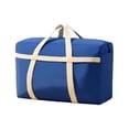thumbnail image 2 of Large Capacity Travel Bag Waterproof Storage Bag with Reinforced Handles Non-Woven Fabric Foldable Reusable for Travel Moving Home Organization 1-Pack, 2 of 6