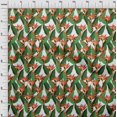 thumbnail image 4 of oneOone Rayon Green Fabric Floral Fabric For Sewing Printed Craft Fabric By The Yard 56 Inch Wide, 4 of 5
