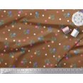 thumbnail image 2 of Soimoi Silk Fabric Aster Floral Decor Fabric Printed Yard 42 Inch Wide, 2 of 3