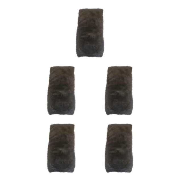 Youkk Comfortable Acrylic Fibers In Long Leg Warmers For Cozy Winter Wide Application black 5Set