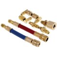 thumbnail image 1 of Trousse de Conversion R134A vers R12 avec Boyau d'Alimentation pour Climatiseurs Adaptateur Universel de Réfrigérant CA, 1 of 5