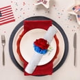 thumbnail image 4 of Yhmxh Kitchen Gadgets,Home and Kitchen,Independence Day Party Table Napkin Rings-Patriotic Decorations For Celebrations Banquet Napkin Clasp, 4 of 6