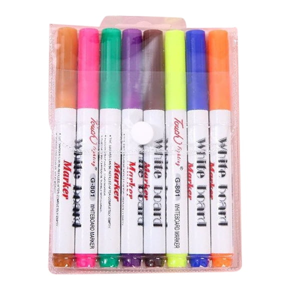 Binwennn 8/12 Magical Floating Drawings Bundle Kiddies Create Magical Floating Drawings Bundle Doodle Water Floating Pens (1ml) Party for Toddlers Broken Crayons Still Color Water Colors for Adult