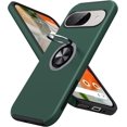 thumbnail image 1 of KOMI for Google Pixel 9 Pro XL Case, Slim Fit Case for Pixel 9 Pro XL with Metal Ring Holder Kickstand, Dual Layer Shockproof Protective Phone Case for Google 9 Pro XL 6.8", Dark Green, 1 of 5