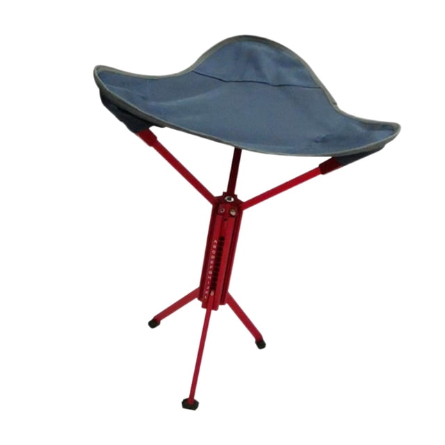 jinwen Camping Stool Compact Small Foldable Chair for Beach Barbecue Indoor Outdoor Red Dark Blue