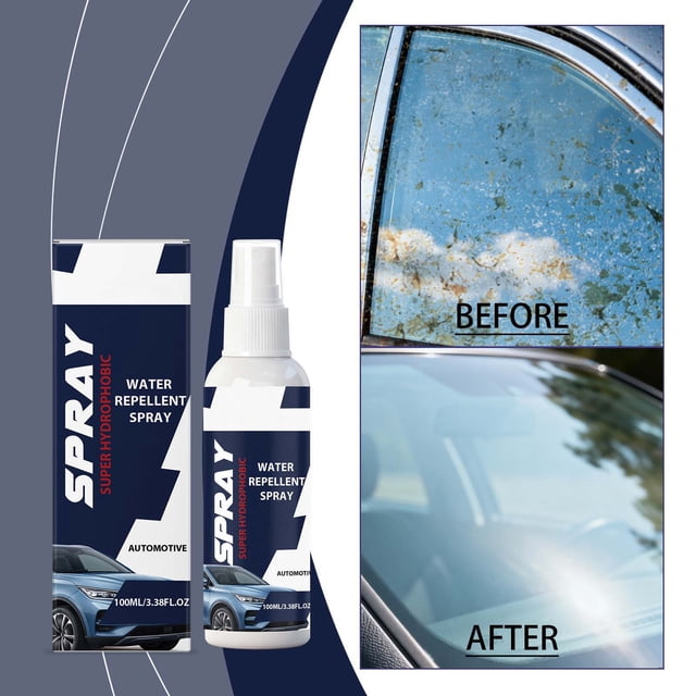 Dvkptbk Automobile Windshield and Side Window Waterproof Spray 100ml cleaning supplies
