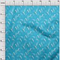 thumbnail image 3 of oneOone Cotton Poplin Medium Blue Fabric Tropical Sewing Craft Projects Fabric Prints By Yard 56 Inch Wide, 3 of 5