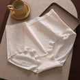thumbnail image 2 of cfhntfmh Plus Size Panties for Women Soft High Waisted Full Coverage Briefs Breathable Color Block Seamless Underwear, 2 of 6