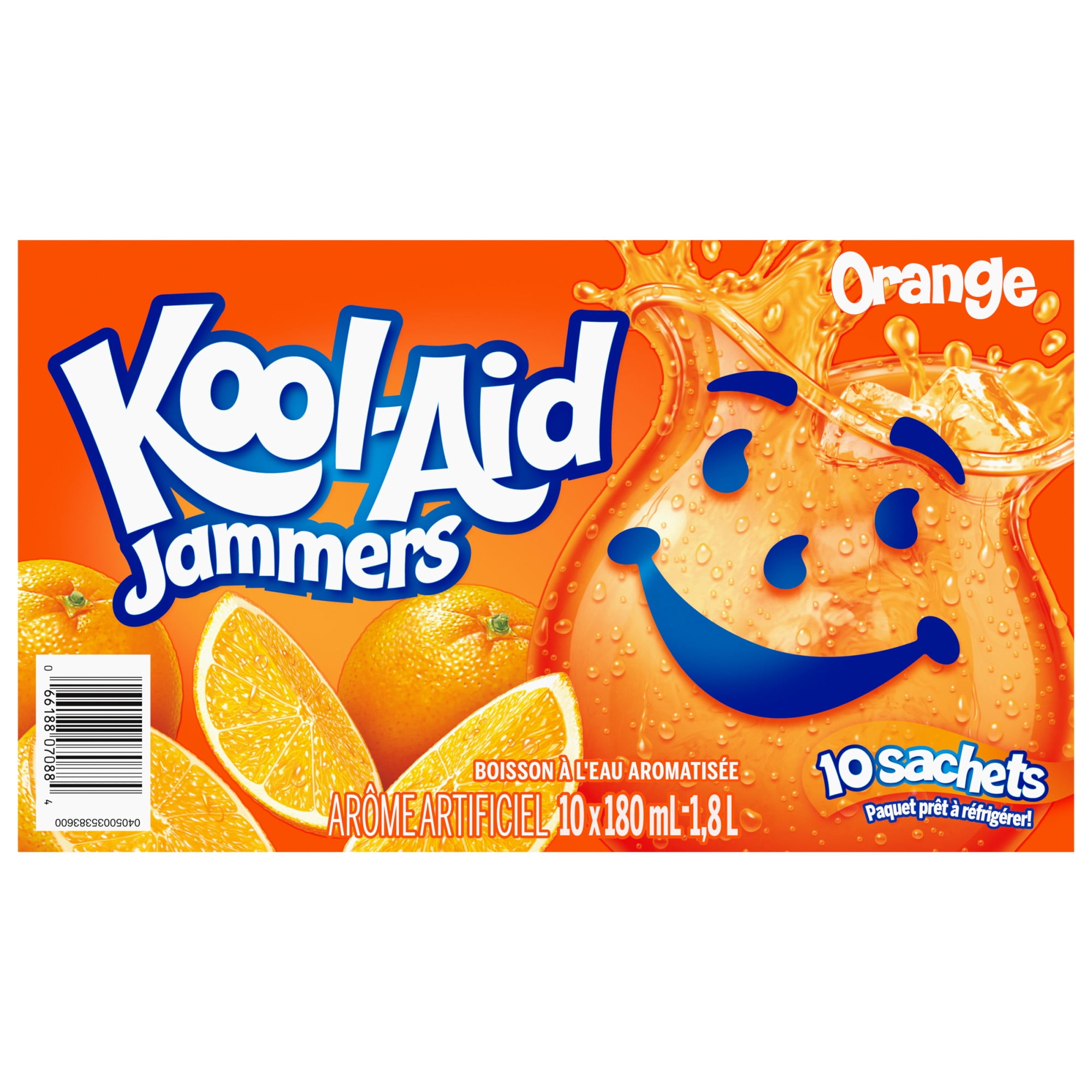 Kool Aid Jammers Orange, 10 x 180ml