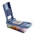 thumbnail image 1 of Agiferg Vegetable Chopper, 14-in-1 Multi-function Kitchen, Stainless Steel Vegetable Chopper, Hand Grinder,potato And Fruit, 1 of 4