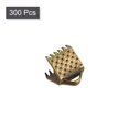 thumbnail image 3 of Unique Bargains 300Pack Ribbon Crimp Clamp Ends 6mm Cord End Clasp for DIY Craft Bronze Tone, 3 of 7