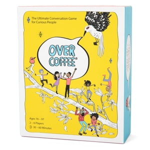 Over Coffee Jeu de cartes de conversation pour les adolescents & Adultes - â € ─Partagez votre histoire, Iâ € TMm Écouterâ €TM - Jeux de cartes pour les couples, relation & Familles Icebreaker, découvrez les autres jeux de cartes
