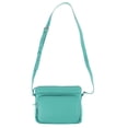 thumbnail image 2 of CTM®  Leather Shoulder Bag Purse with Side Organizer (Women's), 2 of 4