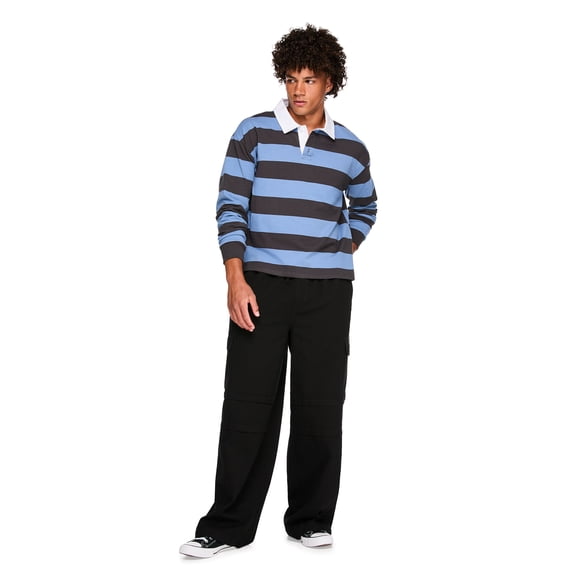 No Boundaries Men's Pull-On Baggy Cargo Pant