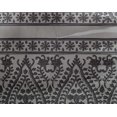 thumbnail image 4 of oneOone Georgette Viscose Fabric Stripe|Leaves & Floral Block Printed Fabric 1 Yard 42 Inch Wide, 4 of 4