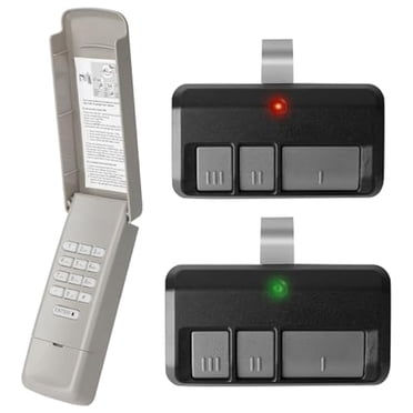 877MAX Clavier de Porte de Garage, avec Lot de 2 Télécommandes 893MAX Ouvre-Porte de Garage pour Ouvre-Porte de Garage depuis 1993