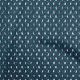 thumbnail image 1 of oneOone Velvet Blue Fabric Kids Animal Sewing Material Print Fabric By The Yard 58 Inch Wide, 1 of 4
