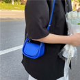 thumbnail image 1 of Small PU Leather Women Designer Crossbody Handbag Solid Mini Lipstick Shoulder, 1 of 7
