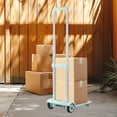 thumbnail image 2 of Hxlamzoo Portable Folding 4-Wheel Trolley Cart - Shock Absorption & High-Strength Material for Travel, Outdoor & Airport Use - Lightweight, Durable with Multi-Color Options, 2 of 6