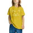 thumbnail image 4 of RXIRUCGD Tout-Petits Enfants Garçons Filles T-shirt à Imprimé d'Halloween Mode Mignon Col Rond Imprimé Manches Courtes Haut ( Jaune, Taille : 9 Ans ), 4 of 4