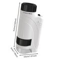 thumbnail image 3 of Mini 2026 Pocket For Kids Portable Handheld Kids Mini Scope Educational Science With LED Light 60X 120X, 3 of 8