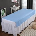 thumbnail image 3 of Professional Waterproof Massage Bed Table Cover Anti-oil Spa Sheets Blue, 3 of 7