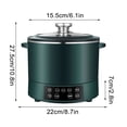 thumbnail image 3 of Ovzne 3 L Lifting Sugar Removal Rice Cooker Low Sugar Rice Cooker With Low Carb Rice Steamers Basket 110V Electric Rice Cooker With Fast Heating Speed 5 Speed On Clearance, 3 of 8