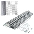 thumbnail image 1 of ALEKO Galvanized Steel Chain Link Fence 4 X 50 feet Complete Kit, 1 of 13