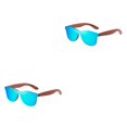 thumbnail image 3 of Decodeary Protection Wooden Fashion Colorful Lens Options Lightweight Frame blue 2Set, 3 of 6
