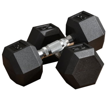 Soozier 40 lbs Ensemble d'haltères courtes entraînement musculaire haltérophilie