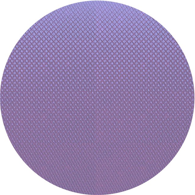 Ahgly Company Machine Washable Indoor Round Transitional Purple Mimosa Purple Area Rugs, 4' Round