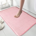 thumbnail image 1 of TopLLC Bathroom Rugs, Rugs for Living Room, Area Rug Thickened Fleece Floor Mats Quilted Kitchen Bathroom Foot Mats Solid Color Entrance Door Mats Foam Foot Mats 19.68x31.49in Blanket Blanket, 1 of 6