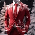 thumbnail image 2 of Boys Christmas Print Coat Jacket Winter Holiday Celebrations, 2 of 3