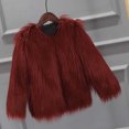 thumbnail image 3 of LSLJS Mode Femme Faux Court Col en V Uni Manteau à Manches Longues Polyvalent Haut Haut de Gamme, 3 of 3