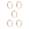 thumbnail image 2 of mmirethe Tendance 5mm Bandeaux en Acier Inoxydable pour les Filles Or 1mm 10 Pcs 5Set, 2 of 6