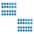 thumbnail image 4 of relayinert 24pcs / Ensemble Large Application Mariage Fête Décor à la Maison Durable et Fiable Lac Bleu 2Set, 4 of 6
