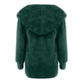 thumbnail image 5 of Fiogavroetic Women's Oversized Open Front Hooded Draped Pockets Cardigan Coat, 5 of 5
