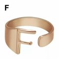 thumbnail image 1 of CUITING Bague Mode Ajustable Initiale Alphabet Lettre A-Z Bagues pour Femmes Bijoux-Argent C, 1 of 9