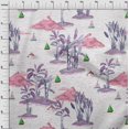 thumbnail image 4 of oneOone Polyester Spandex Pink Fabric Tropical Beach Fabric For Sewing Printed Craft Fabric By The Yard 56 Inch Wide, 4 of 4