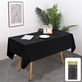 thumbnail image 1 of EGNMCR Disposable Tablecloths Solid Color Party No Wash Tablecloths Padded Table For Parties Picnics And Events 54x108 Inches Disposable tablecloths, 1 of 6