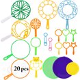 thumbnail image 3 of 20PCS Kids Bubble Wand Set Creative Bubble Making Wand Bubble Wand Assortment, 3 of 6