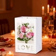 thumbnail image 1 of Paper G Ift Bag, Day Gift for Girlfriend Flower Tote Bag Transparent Window Opening Gift Bag, 1 of 6