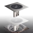 thumbnail image 2 of Stainless Steel Floor Drain Core - Odor Eliminator. Universal Fit for Bathroom, Balcony. Easy to Install, Durable Design, 2 of 6