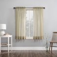 thumbnail image 1 of Sun Textile Voile Pole Top Curtain, 1 of 1