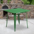 thumbnail image 2 of Bowery Hill Contemporary 31.5" Square Metal Dining Table in Green, 2 of 2